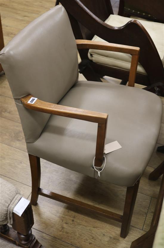 A 1960s desk chair